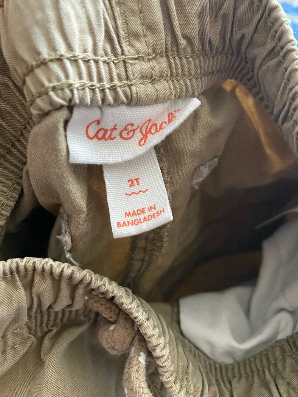 Cat & Jack Boys' Drawstring Athletic Shorts in Khaki